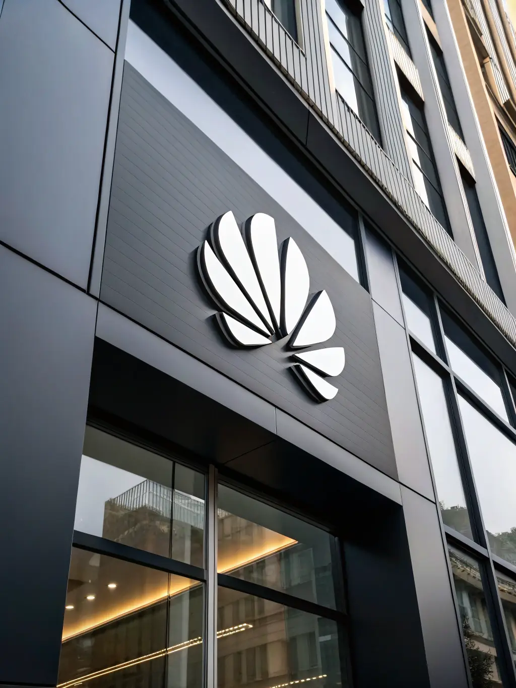 A minimalist logo design featuring a geometric shape, representing a tech startup's innovative approach.